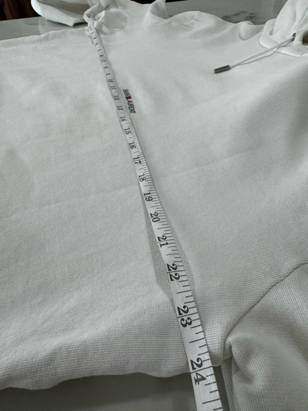 Saint Laurent White Hoodie - Picture 8 of 8